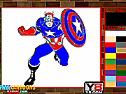 Capitan America da Colorare